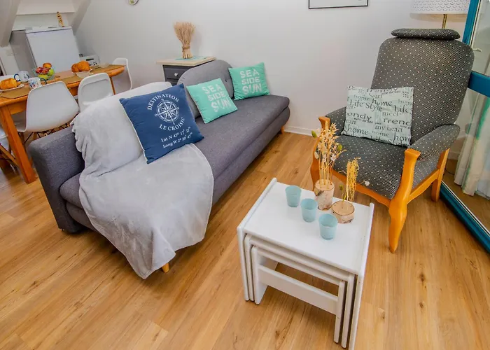 公寓 Le Cottage-cote Sauvage-plage-commerces-parking