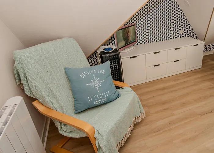 公寓 Le Cottage-cote Sauvage-plage-commerces-parking