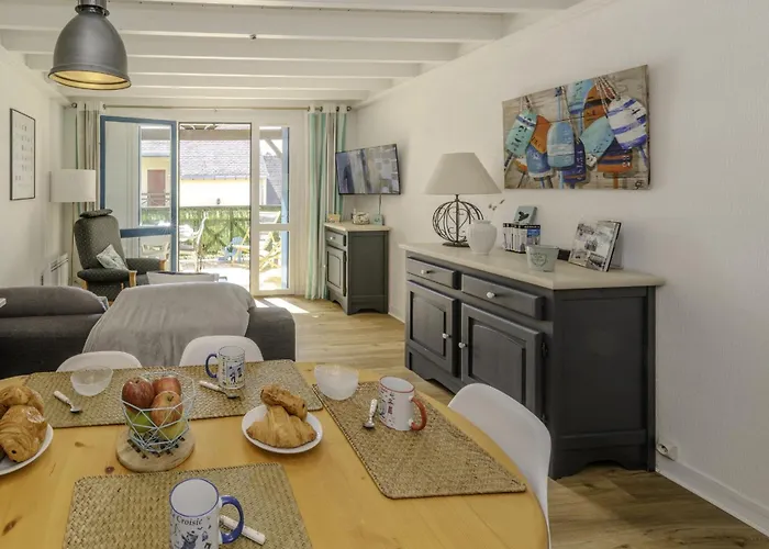 公寓 Le Cottage-cote Sauvage-plage-commerces-parking 勒克鲁西克