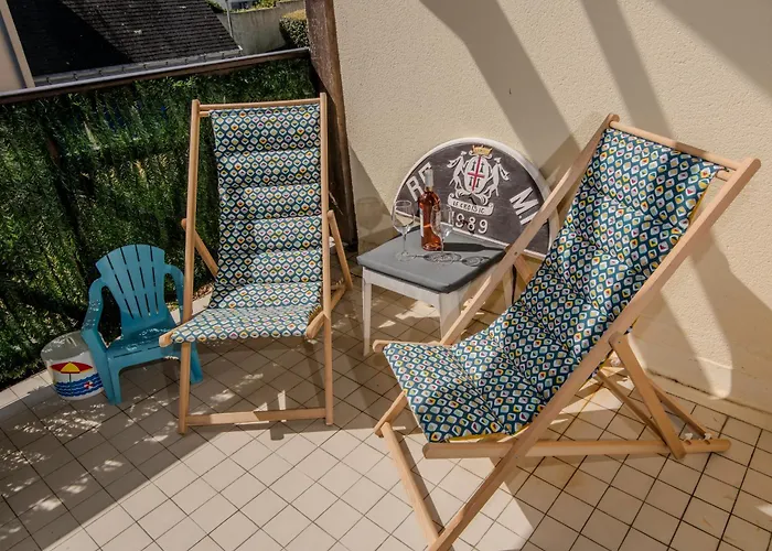 公寓 Le Cottage-cote Sauvage-plage-commerces-parking 勒克鲁西克